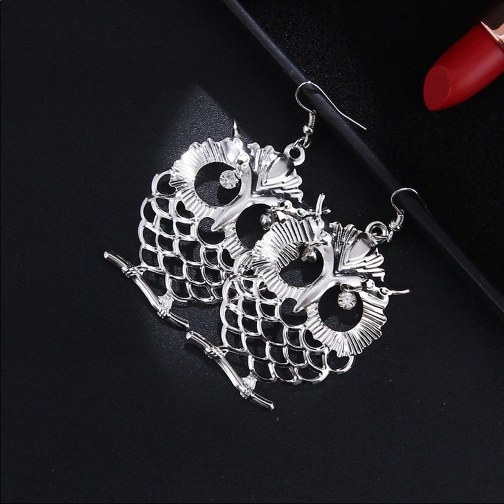 3 for $25 Owls Earrings - Picture 3 of 7